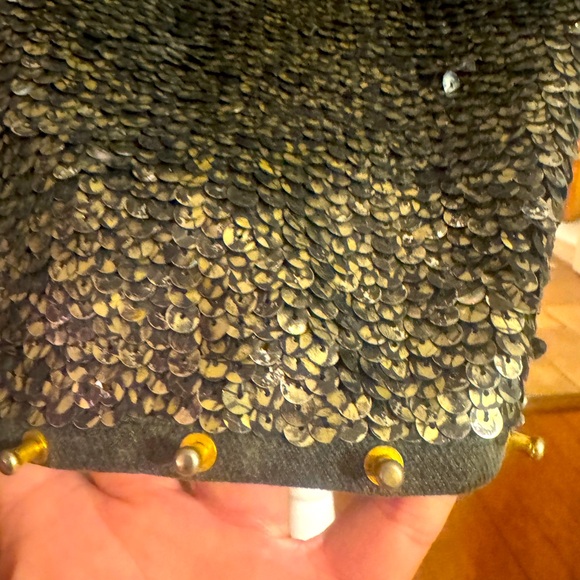 Aje gold sequin embellished midi skirt size 10 AUD (6 US) - Picture 4 of 14